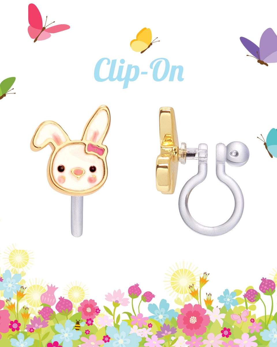 Clip on Bouncy Bunny earrings A Touch of Magnolia Boutique