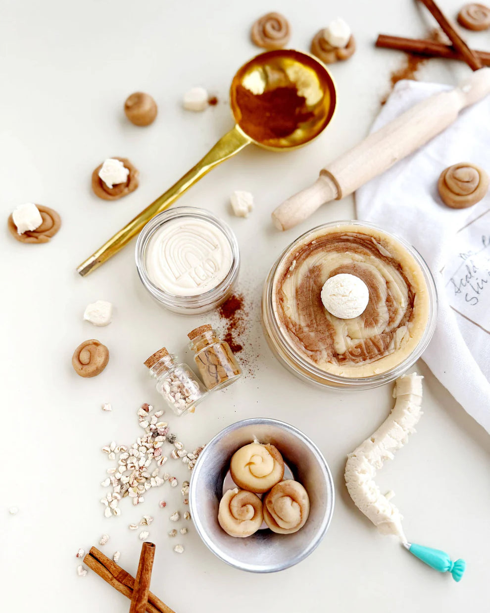 Kiddough play kit (multiple options) A Touch of Magnolia Boutique Cinnamon Roll