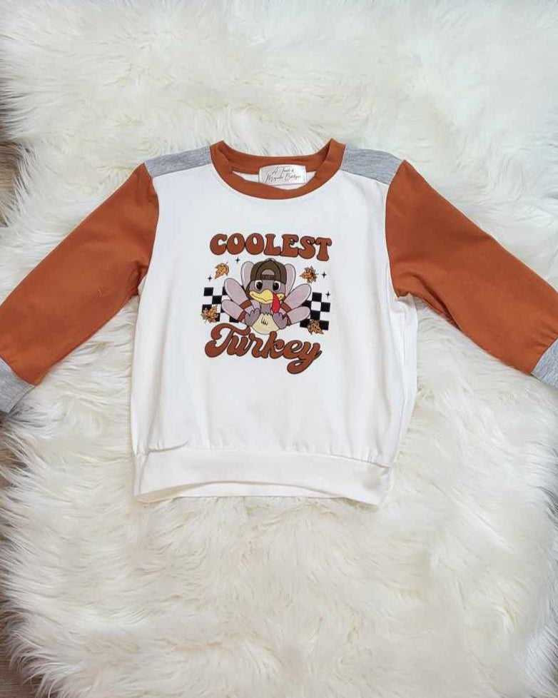 Boys Coolest Turkey Top A Touch of Magnolia Boutique
