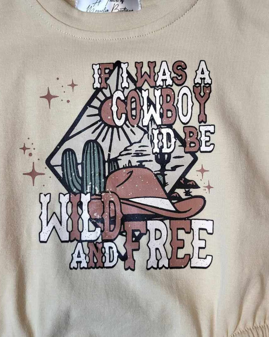 Baby Boy "If I was a Cowboy" Romper A Touch of Magnolia Boutique