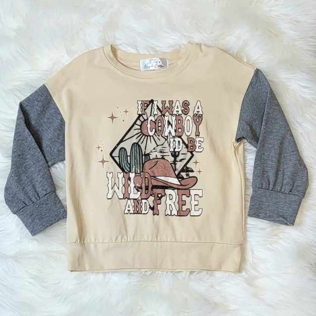 Boys "If I was a Cowboy" Top A Touch of Magnolia Boutique