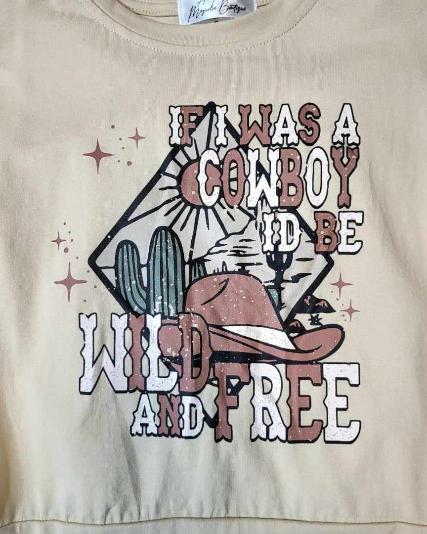 Boys "If I was a Cowboy" Top A Touch of Magnolia Boutique