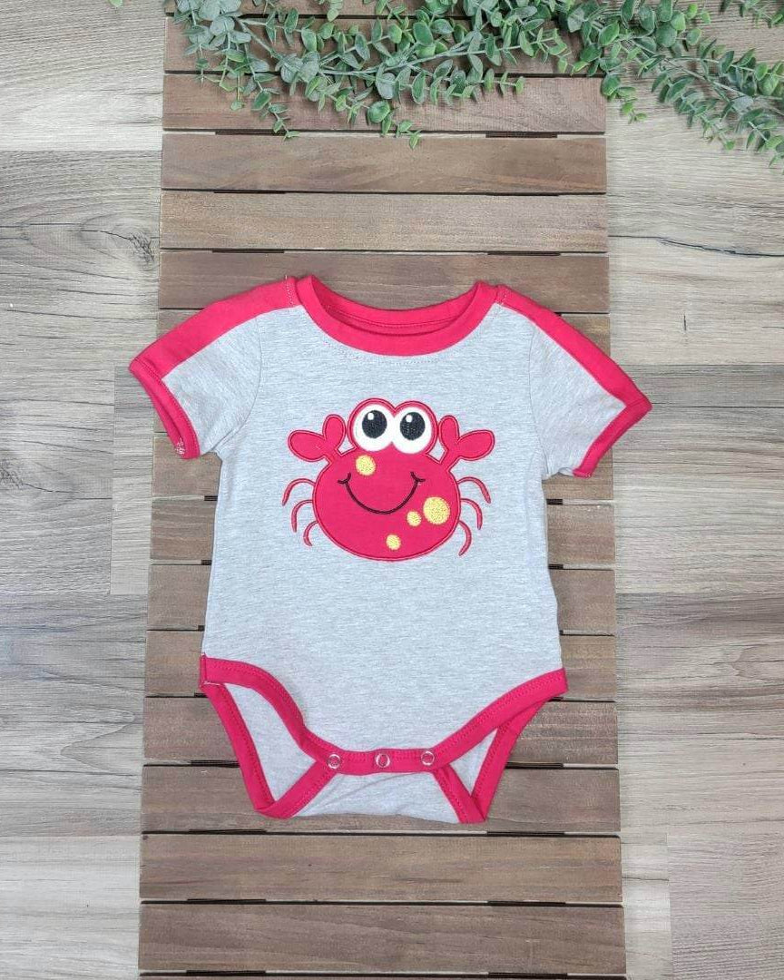 Baby Boys Crab Onesie A Touch of Magnolia Boutique
