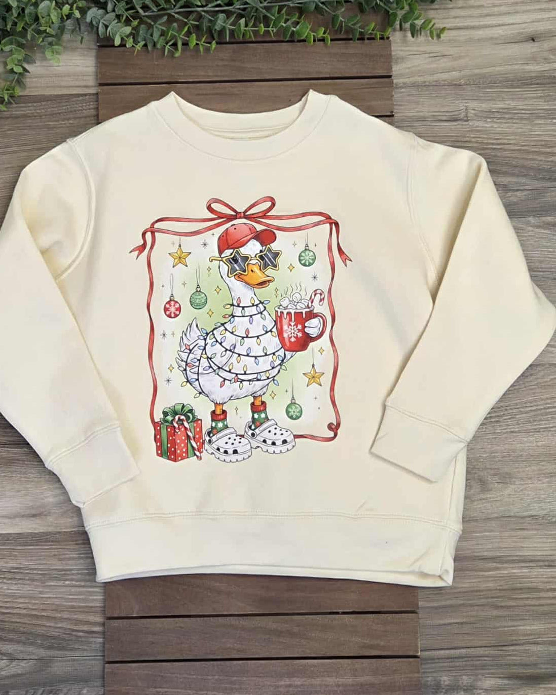 Merry Goose Sweatshirt- Toddler and Youth A Touch of Magnolia Boutique