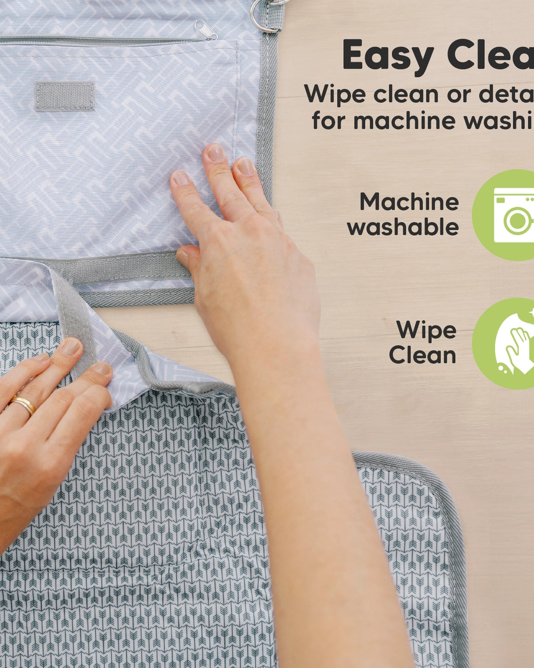Ezee Portable Diaper Changing Pad, Foldable Changing Mat (multiple options) A Touch of Magnolia Boutique
