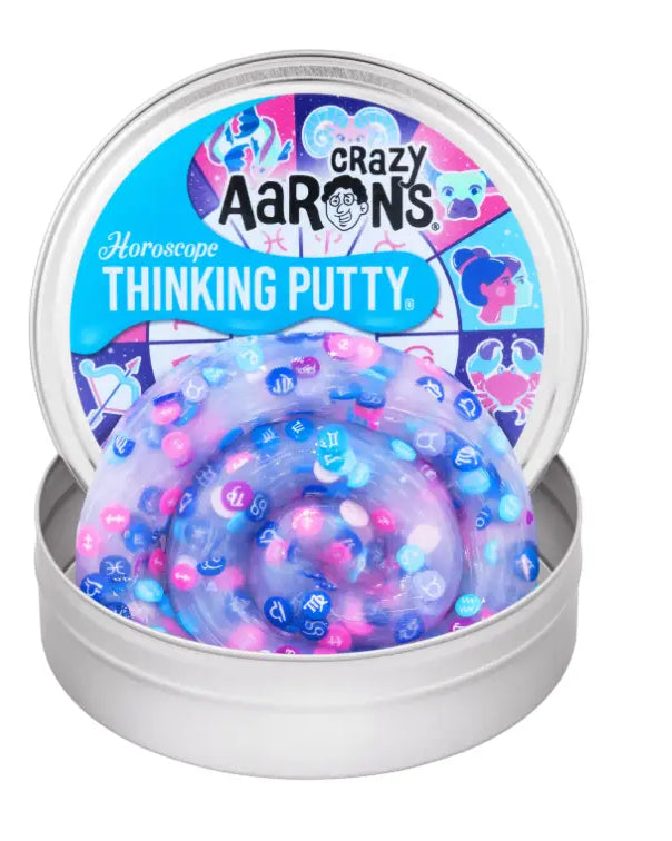 Crazy Aaron's 4" Thinking Putty - Horoscope Zodiac Charms A Touch of Magnolia Boutique
