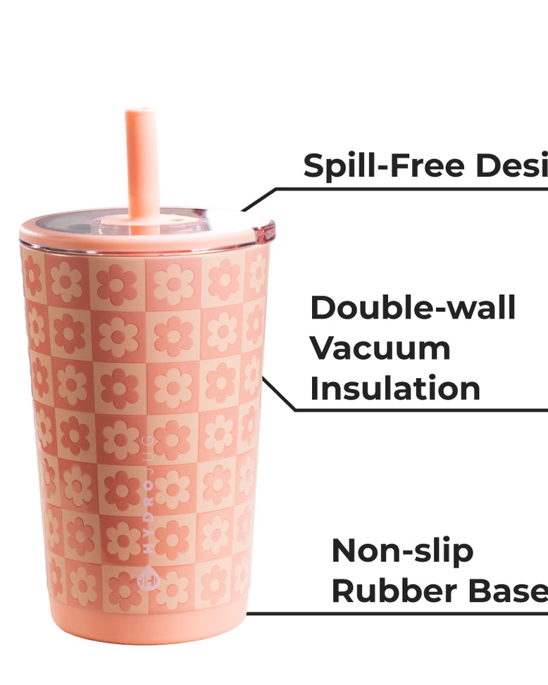 Daisy Checkers HydroJug 14 oz Everyday Tumbler A Touch of Magnolia Boutique