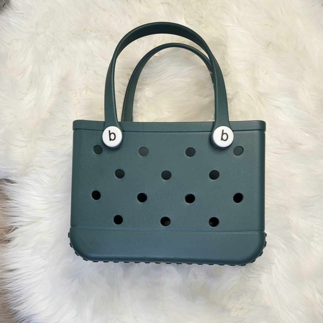 Small EVA bags (multiple solid color and printed options) A Touch of Magnolia Boutique Dark Green