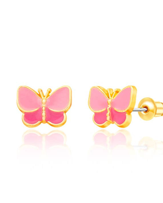 Pink Butterfly earrings A Touch of Magnolia Boutique