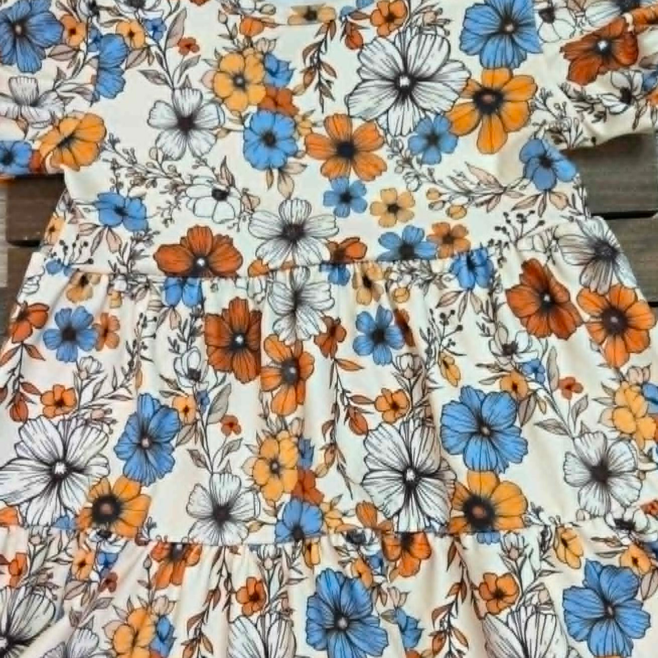 Harvest Bloom Tiered Dress A Touch of Magnolia Boutique