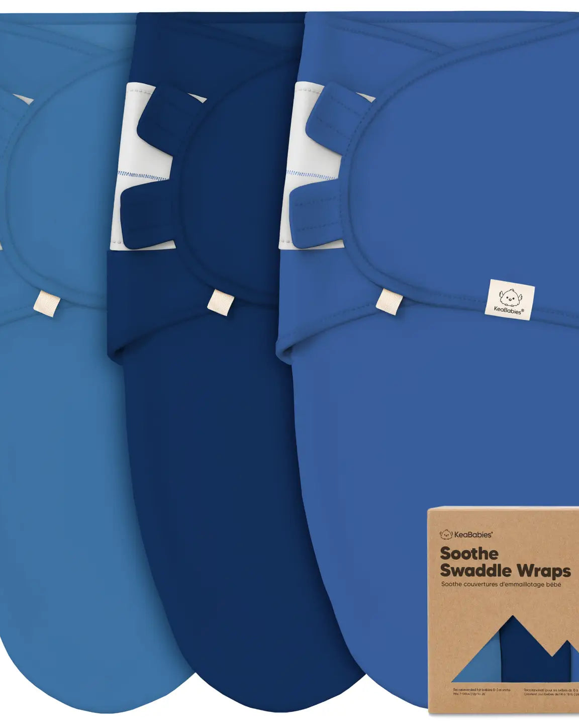 3pk Soothe Baby Swaddles 0-3 Months, Sleep Sack For Newborns (multiple options) A Touch of Magnolia Boutique Frost