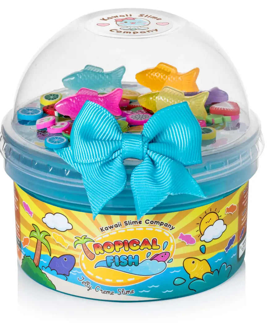 Kawaii Slime (multiple options)  A Touch of Magnolia Boutique Tropical Fish Jelly Creme Slime  
