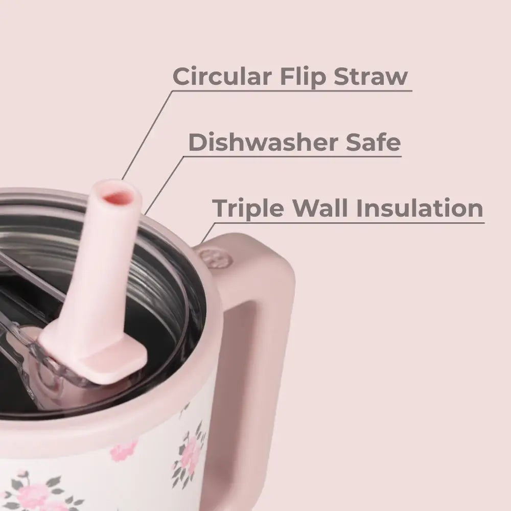 Wildrose HydroJug 40 oz Traveler Tumbler A Touch of Magnolia Boutique