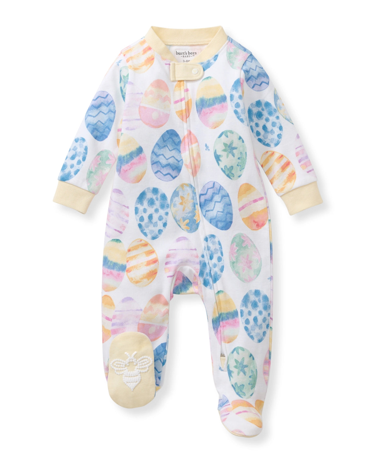 Baby Easter Eggs Organic Cotton Zipper Sleep/Play A Touch of Magnolia Boutique