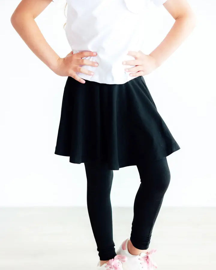 Black Twirl Skeggings A Touch of Magnolia Boutique