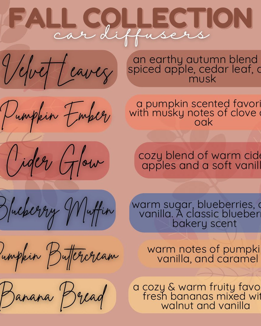 Car Diffuser (multiple scent options) A Touch of Magnolia Boutique