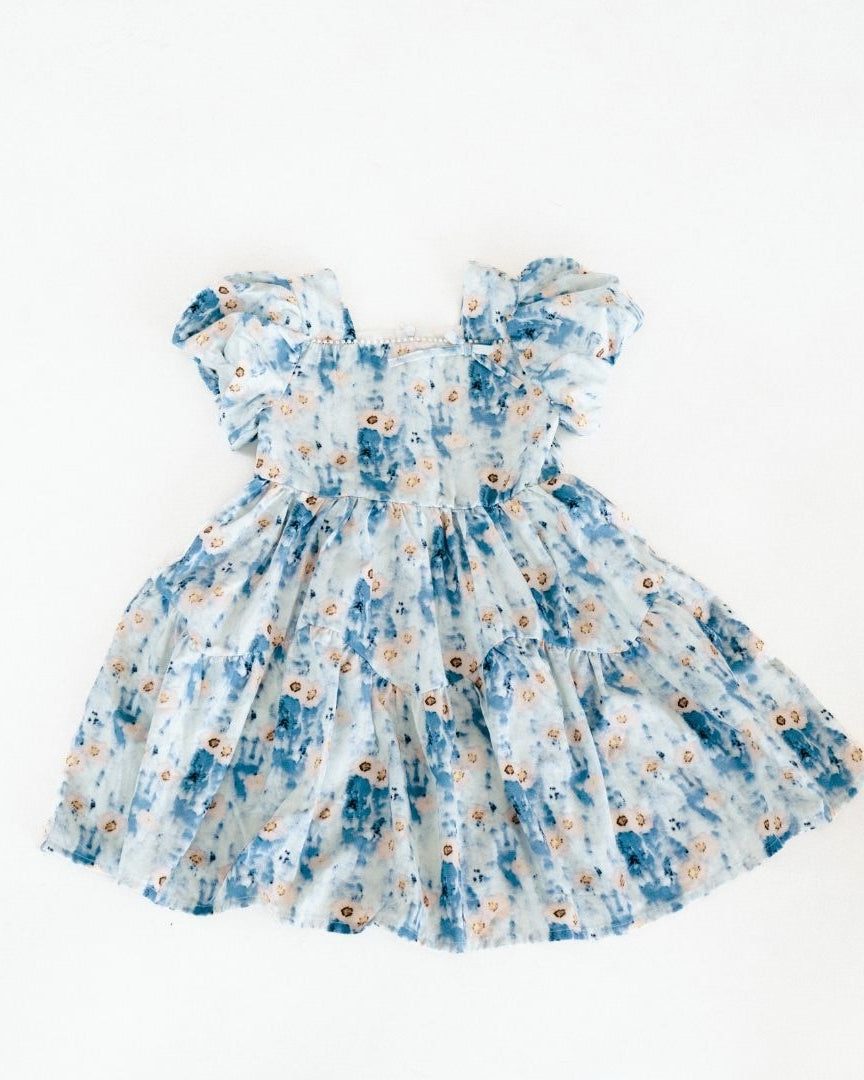 Spring Floral Puff Sleeve Dress A Touch of Magnolia Boutique