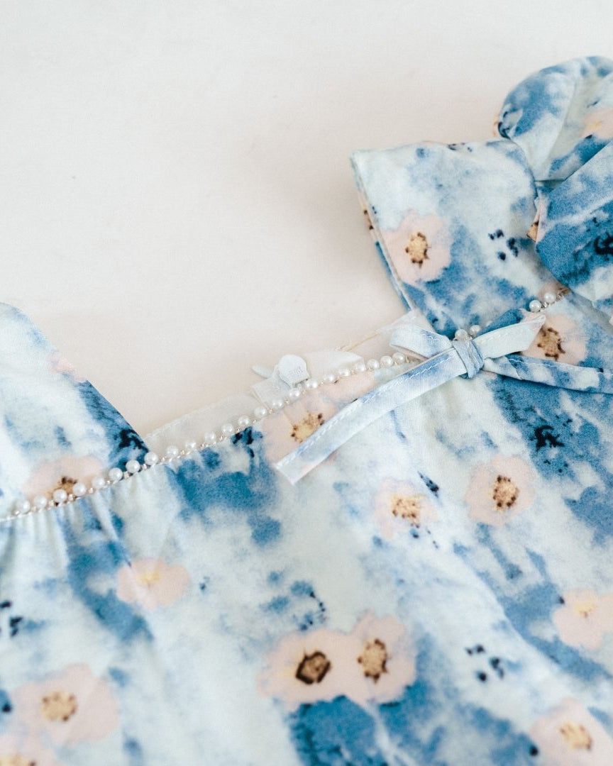 Spring Floral Puff Sleeve Dress A Touch of Magnolia Boutique
