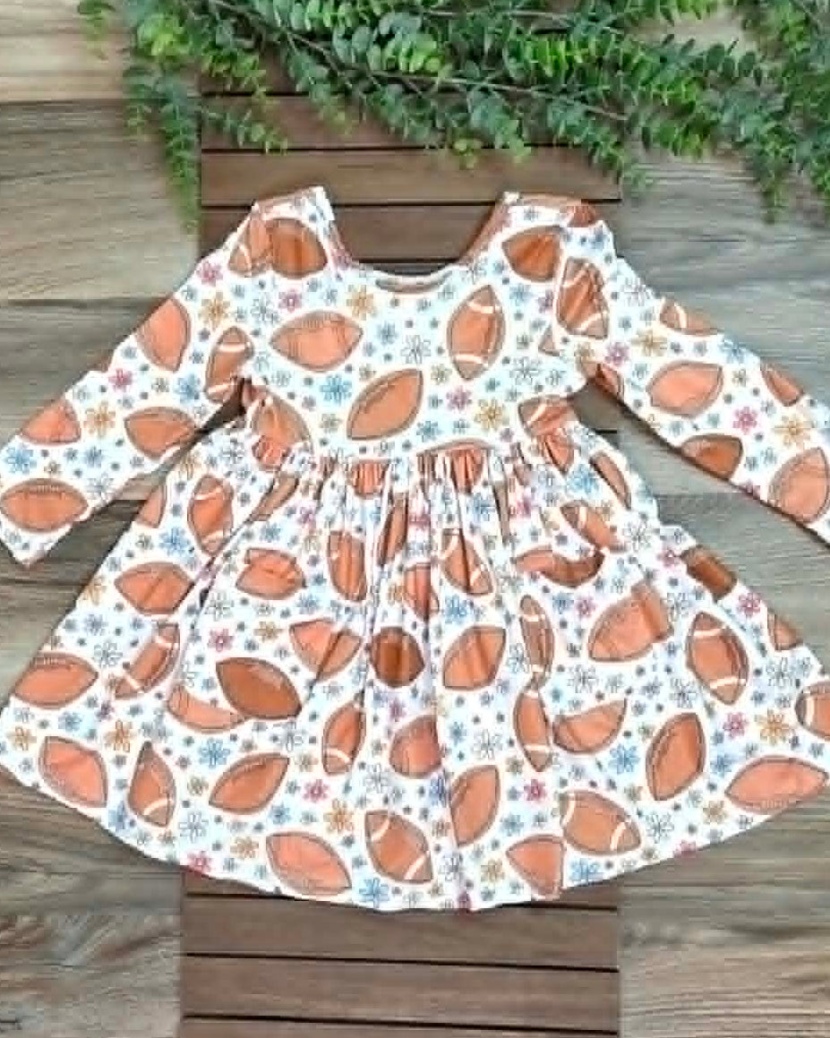 Football Season Twirl Dress A Touch of Magnolia Boutique