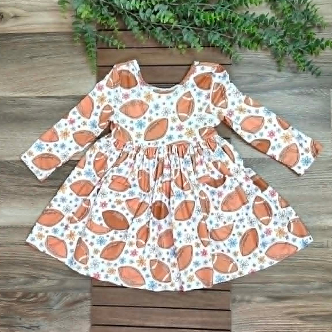 Football Season Twirl Dress A Touch of Magnolia Boutique