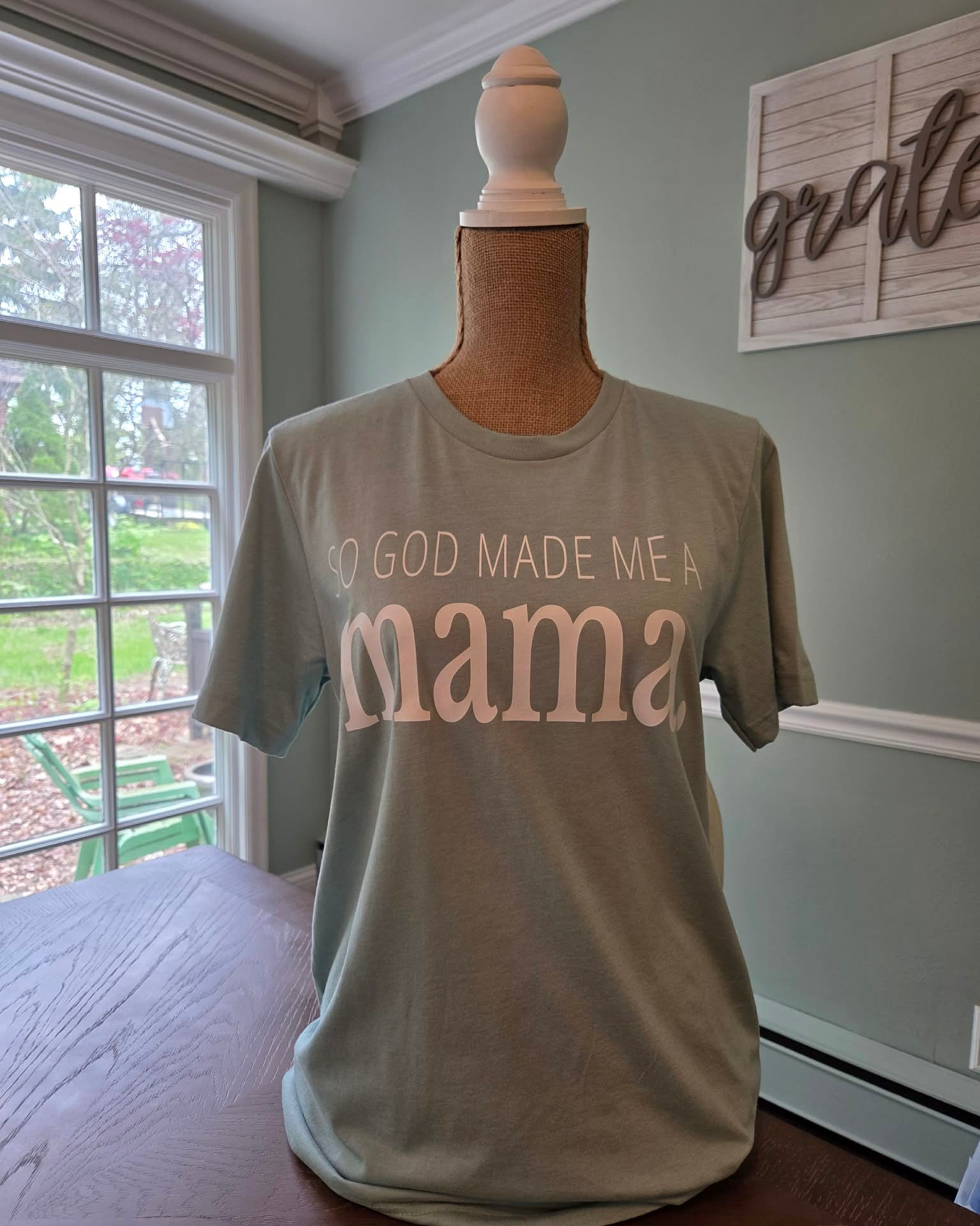 So God Made Me a Mama Tee A Touch of Magnolia Boutique