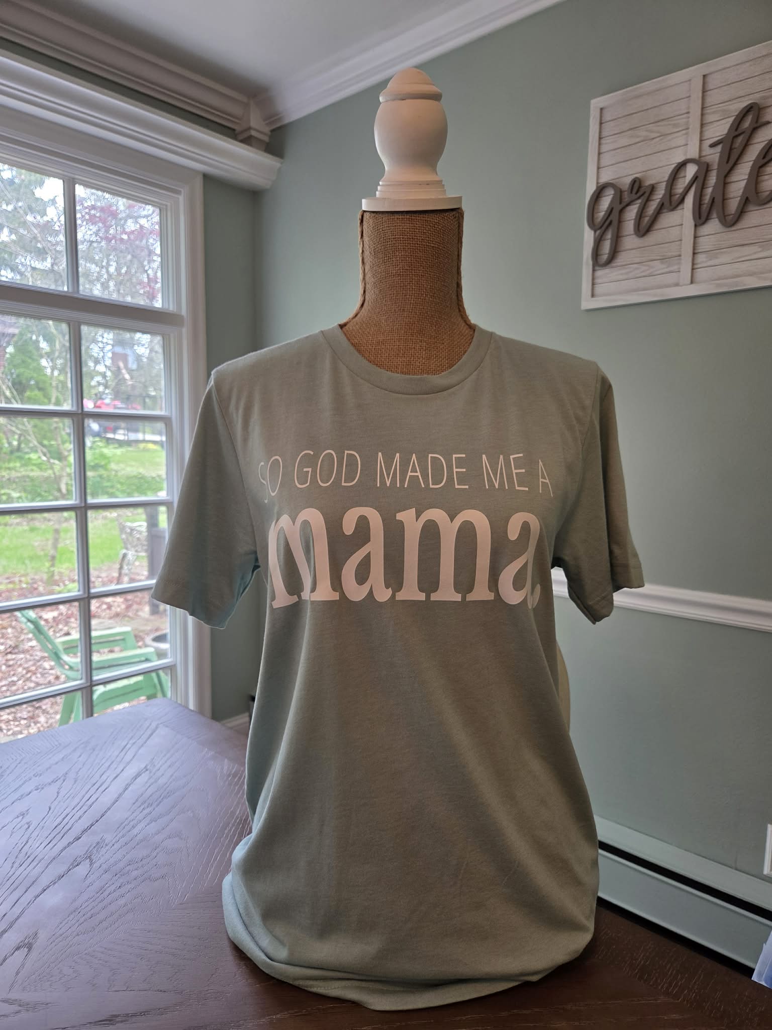 So God Made Me a Mama Tee A Touch of Magnolia Boutique