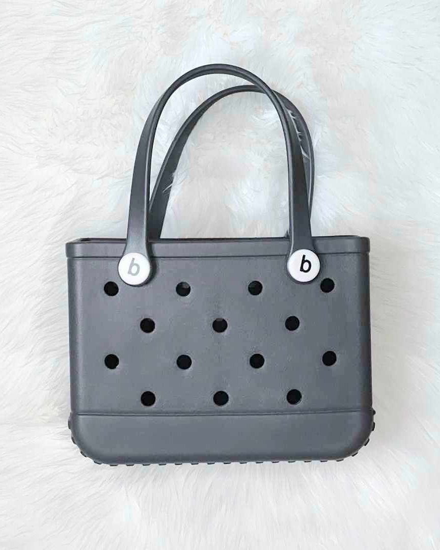 Small EVA bags (multiple solid color and printed options) A Touch of Magnolia Boutique Charcoal Grey
