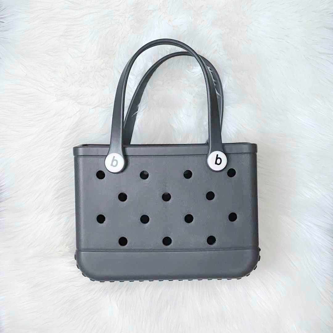 Small EVA bags (multiple solid color and printed options) A Touch of Magnolia Boutique Charcoal Grey