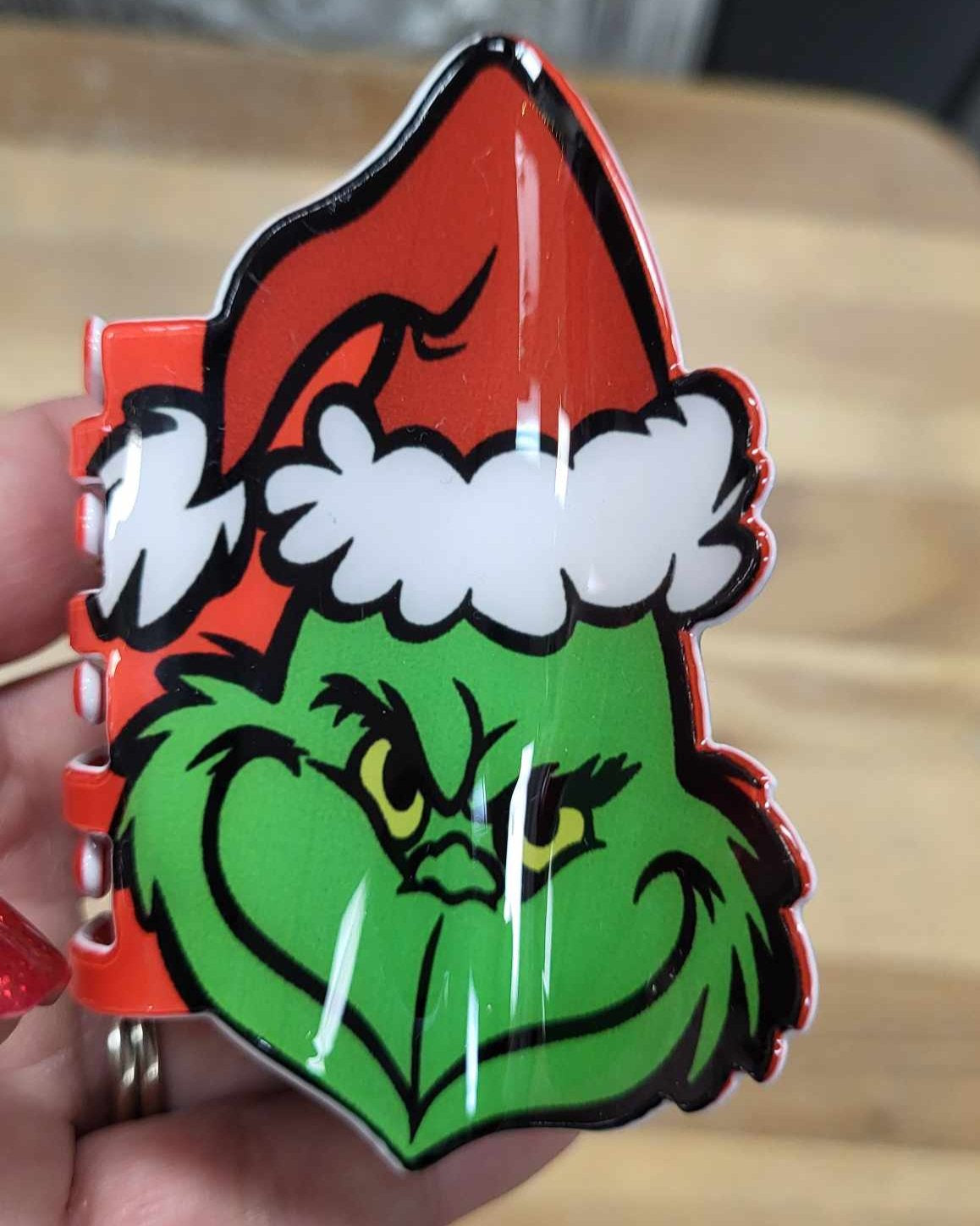 Holiday Character Themed Hair Claw (Green guy and his dog!) A Touch of Magnolia Boutique Grinch
