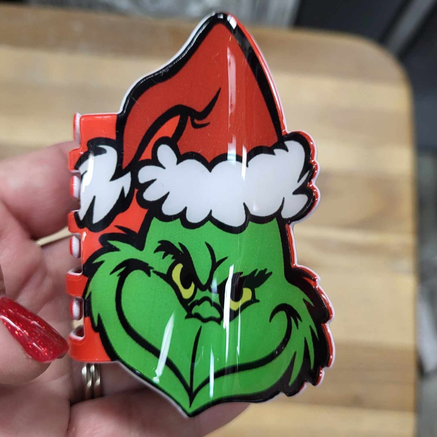 Holiday Character Themed Hair Claw (Green guy and his dog!) A Touch of Magnolia Boutique Grinch