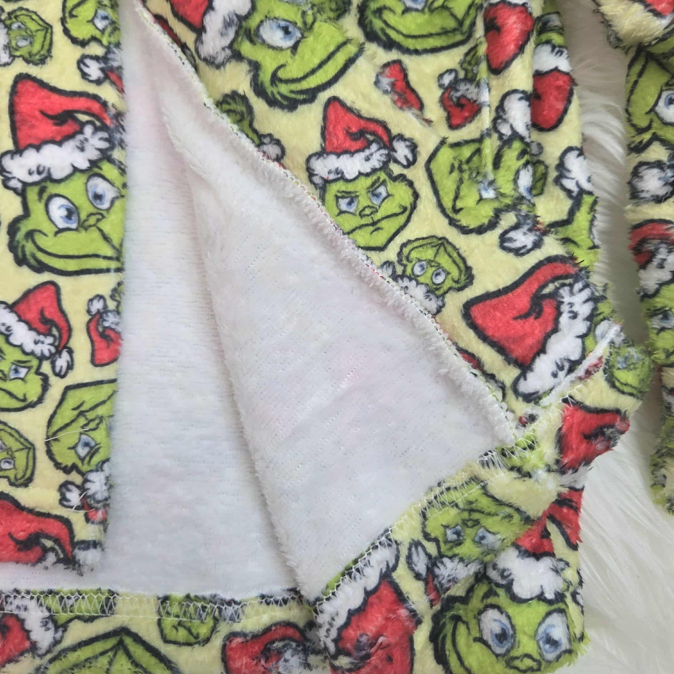 Green Guy Themed Fleece Robe A Touch of Magnolia Boutique