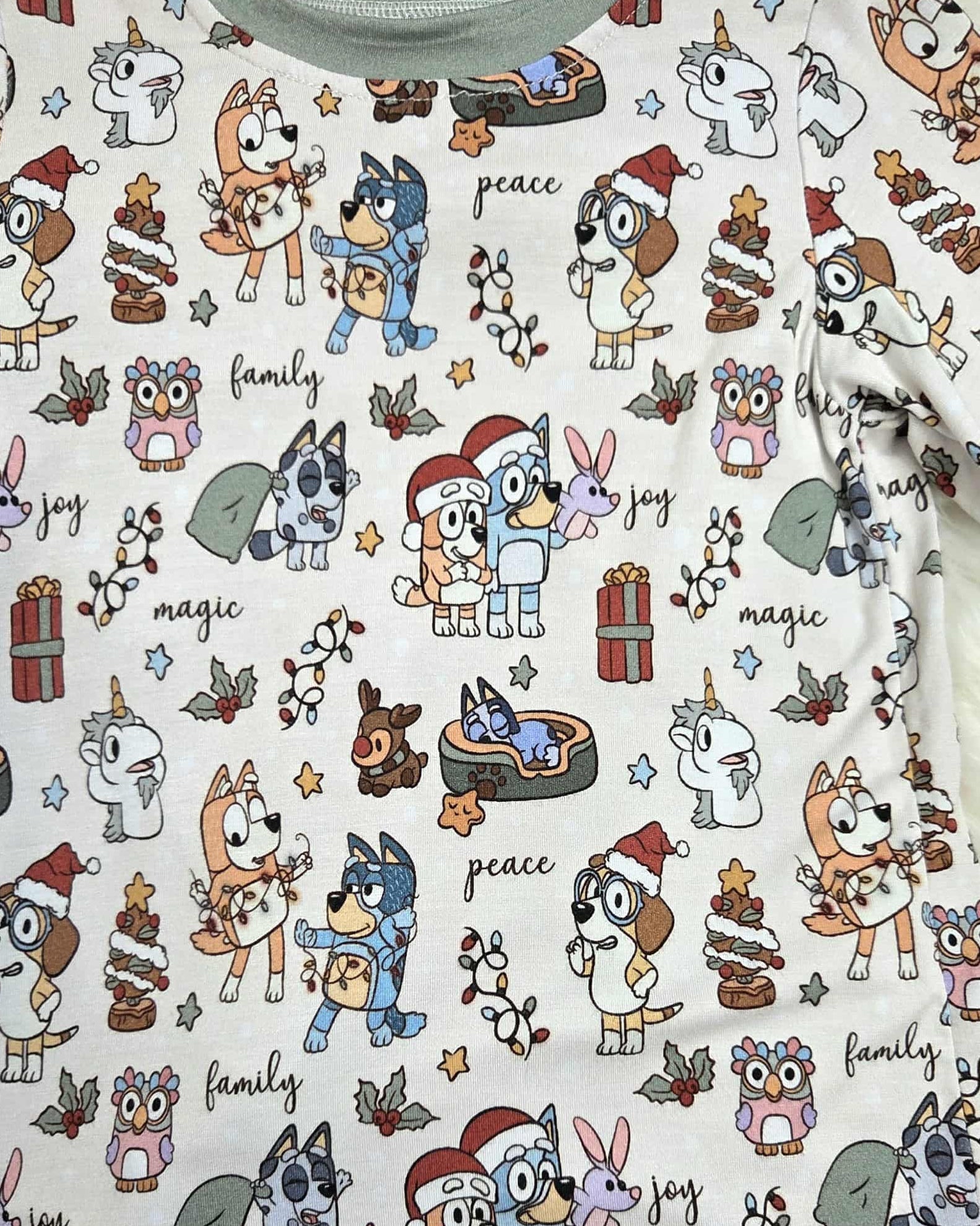 Bamboo Heelers Holiday Two-Piece Pajama Set A Touch of Magnolia Boutique