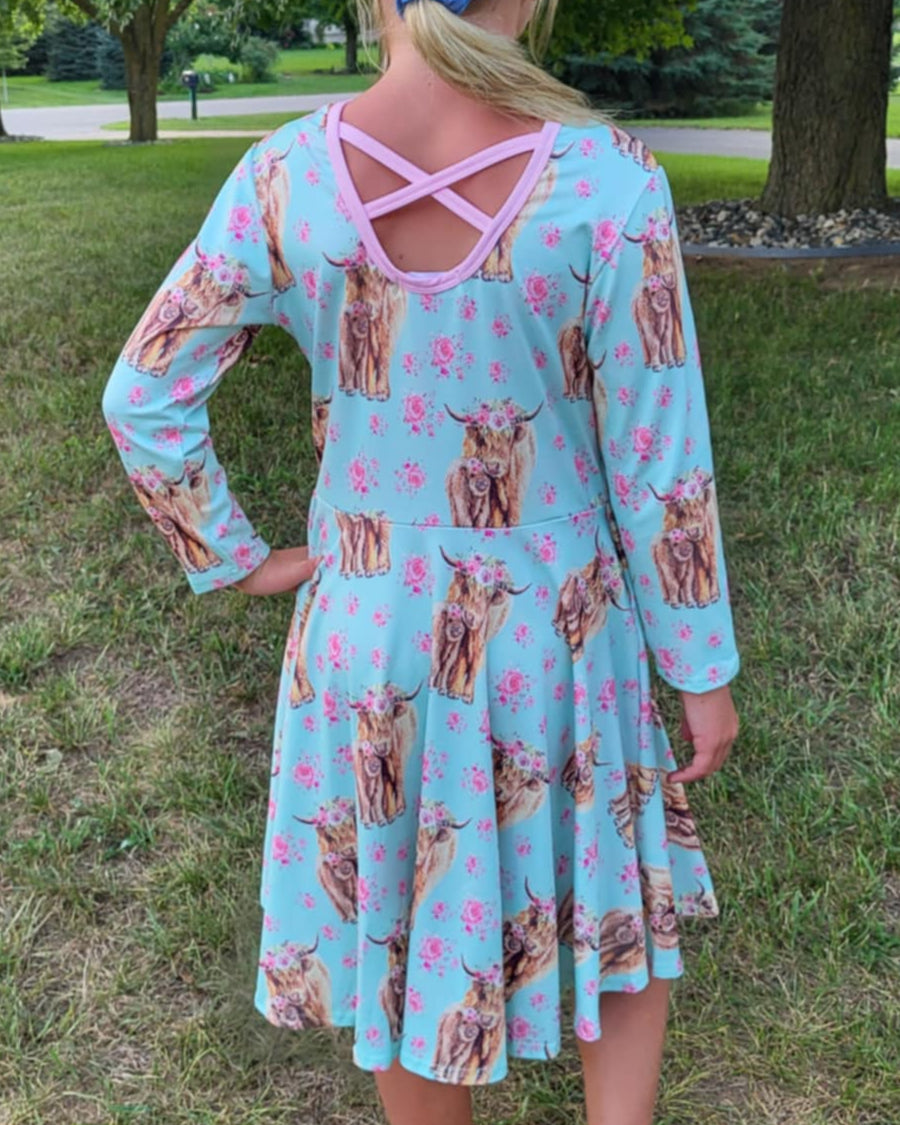 Floral Highland Dress A Touch of Magnolia Boutique