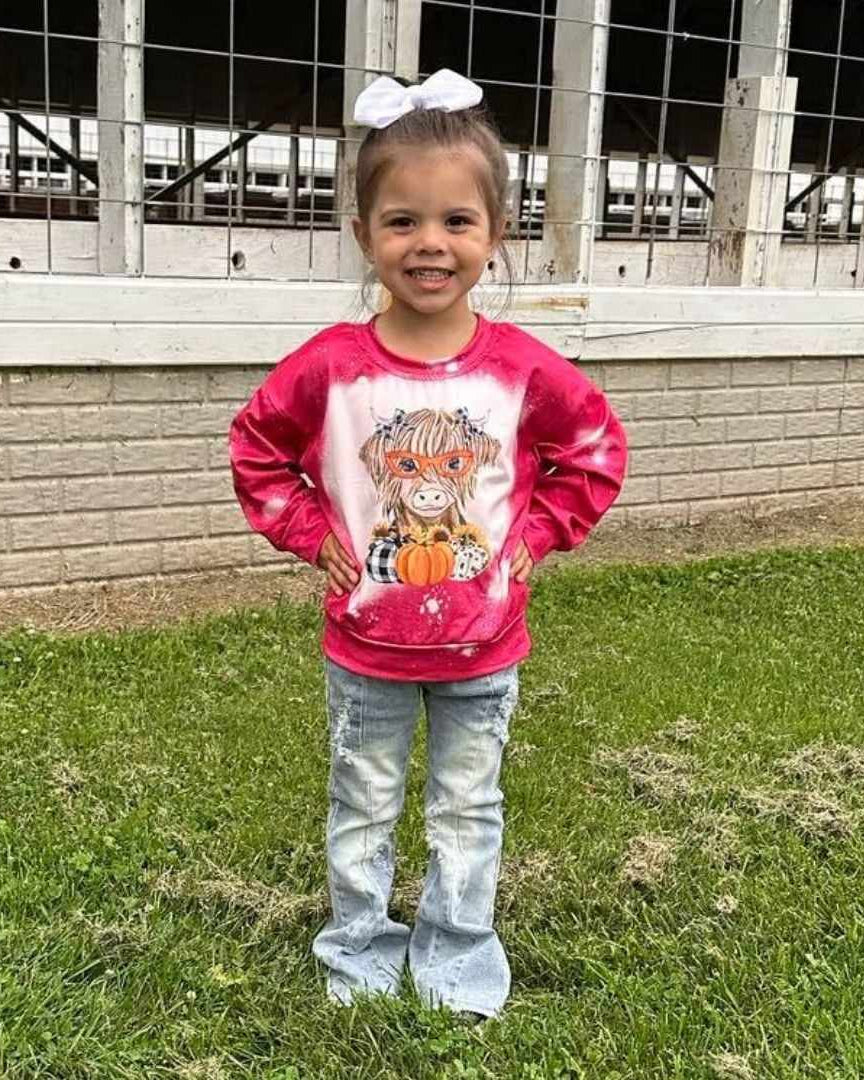 Highland Cow Pumpkin Top A Touch of Magnolia Boutique