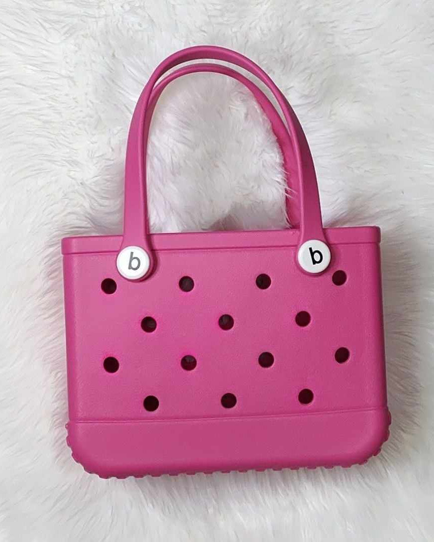 Small EVA bags (multiple solid color and printed options) A Touch of Magnolia Boutique Hot Pink