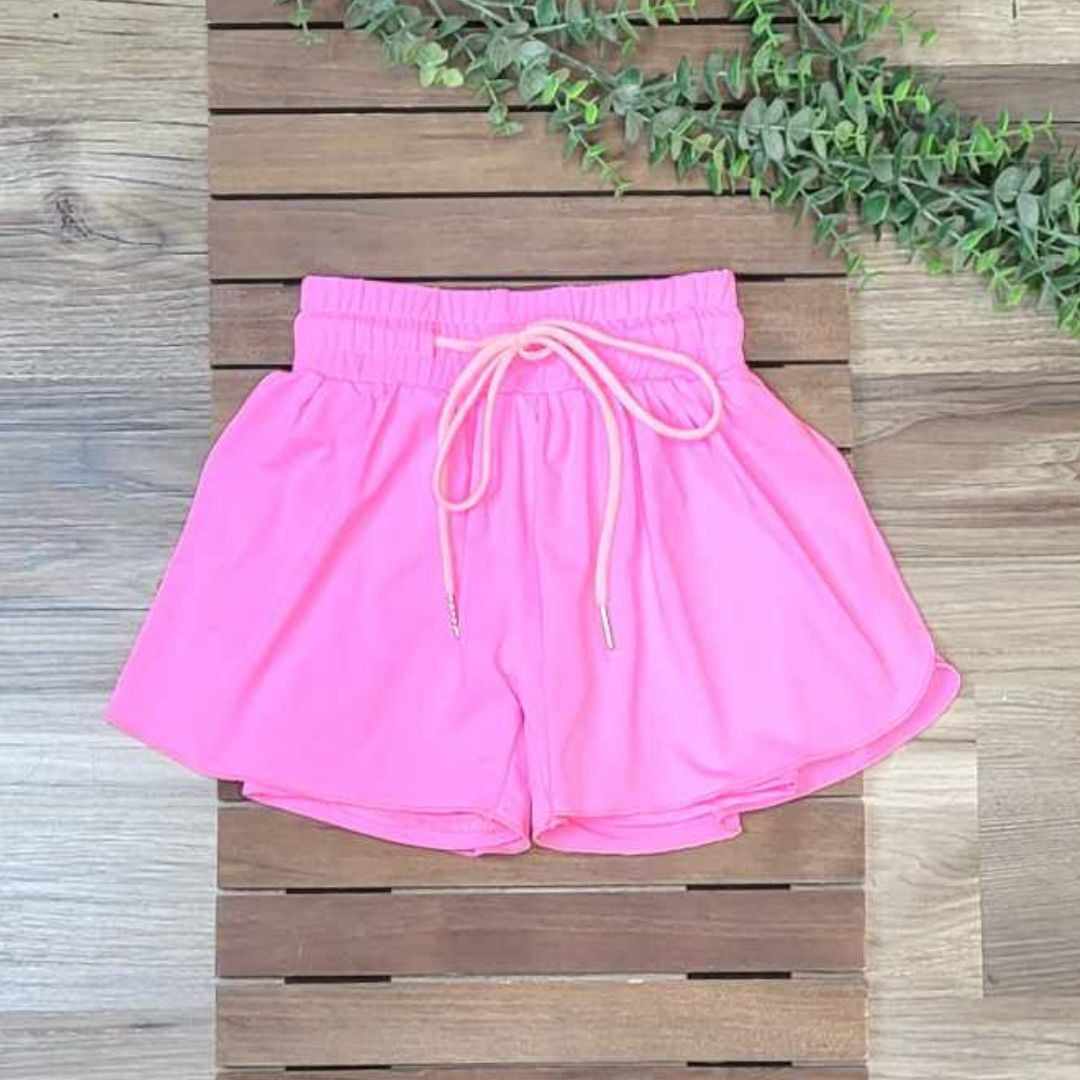 Girls Butterfly Athletic Shorts (multiple color options) A Touch of Magnolia Boutique Hot Pink 2T