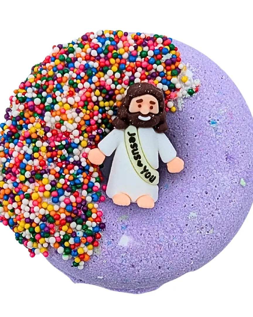 Donut Bath Bomb + Holy Fizz | (multiple color options) A Touch of Magnolia Boutique Purple