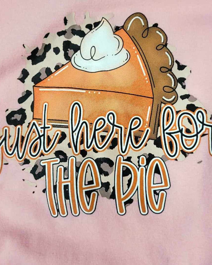 Just Here for the Pie Top and Cheetah Skirt Set A Touch of Magnolia Boutique