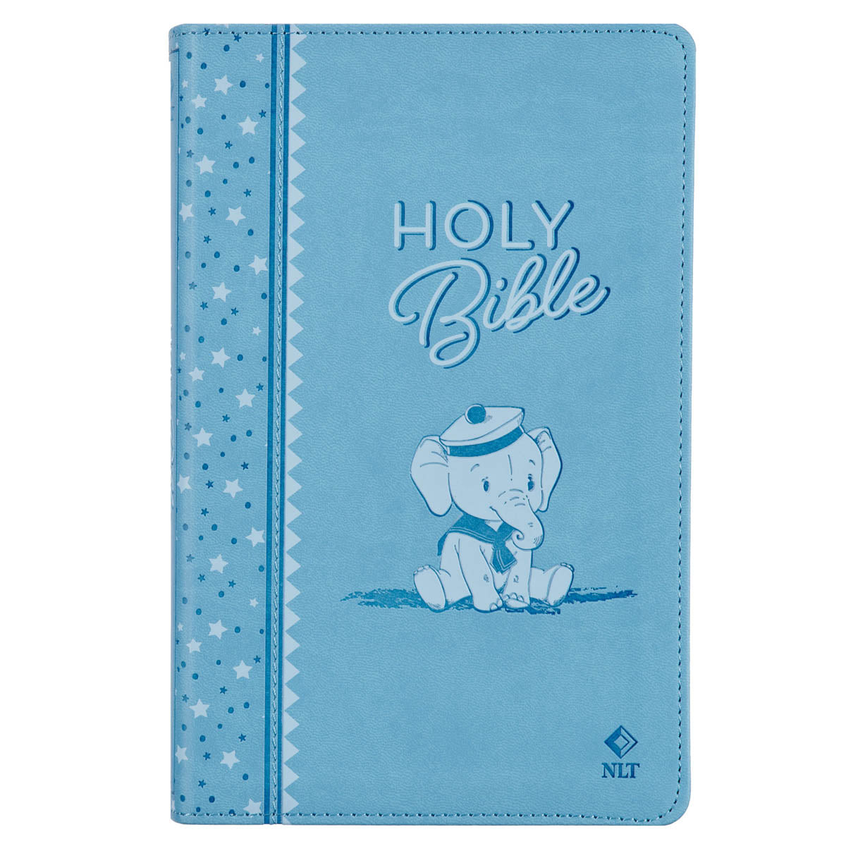 Bible Nlt Infant Faux Leather, Blue A Touch of Magnolia Boutique