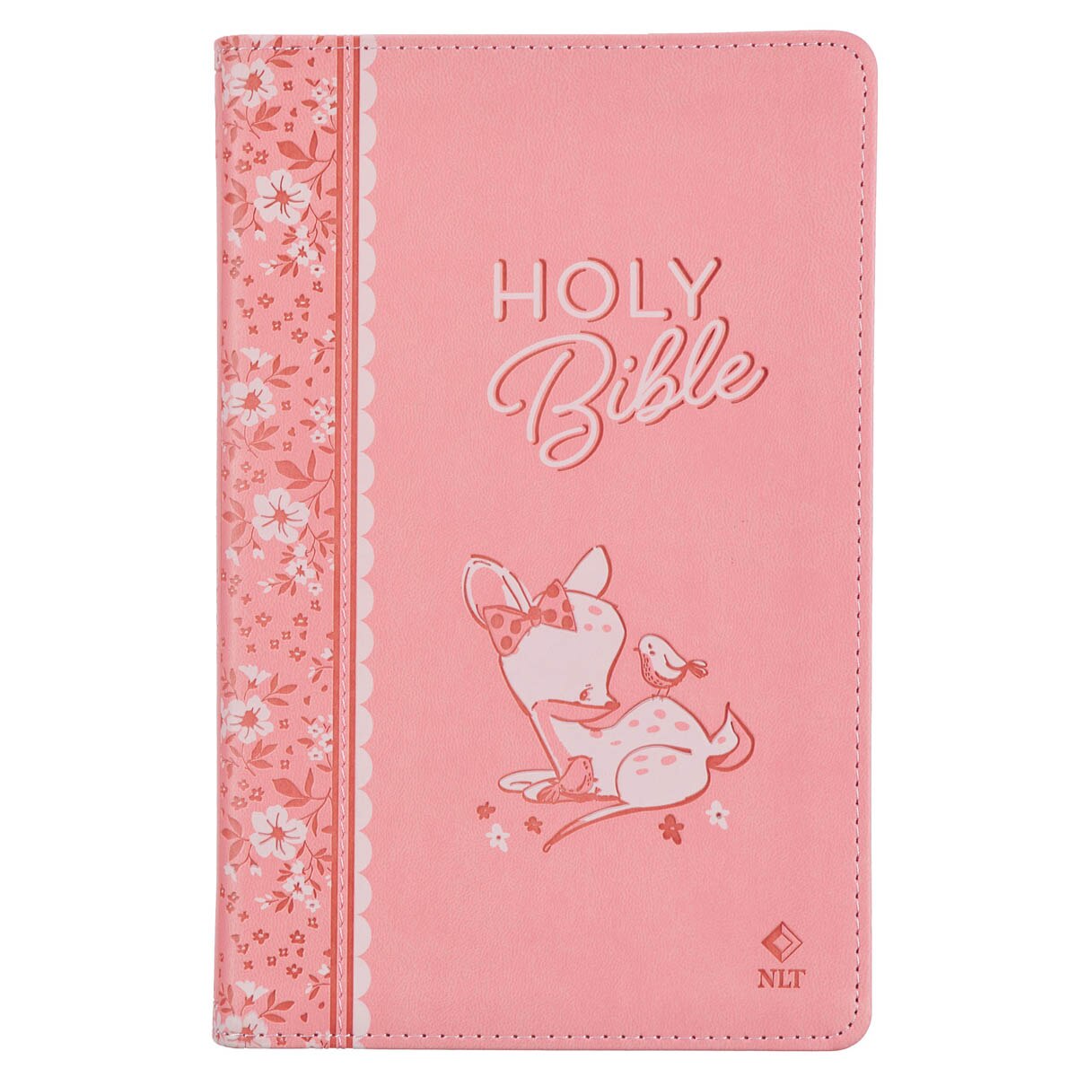 Bible Nlt Infant Faux Leather, Pink A Touch of Magnolia Boutique