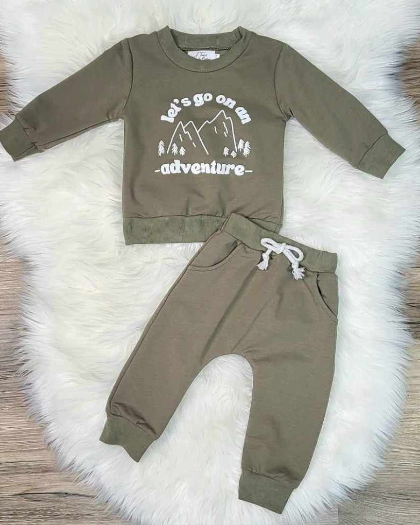 Let's Go on an Adventure Jogger Set A Touch of Magnolia Boutique