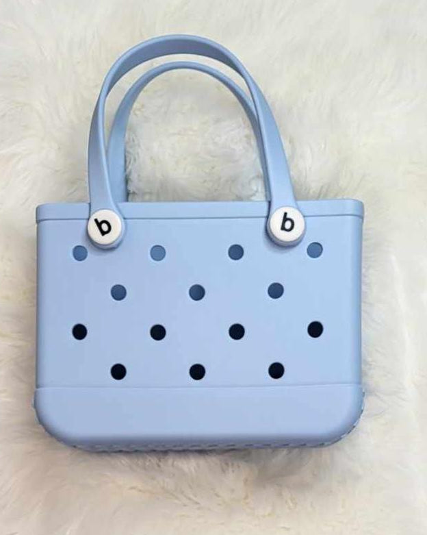 Small EVA bags (multiple solid color and printed options) A Touch of Magnolia Boutique Light Blue