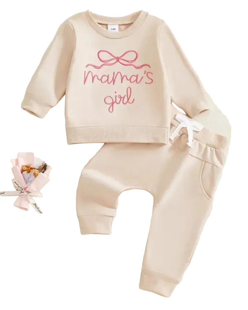 Mama's Girl Baby and Toddler Jogger Set A Touch of Magnolia Boutique