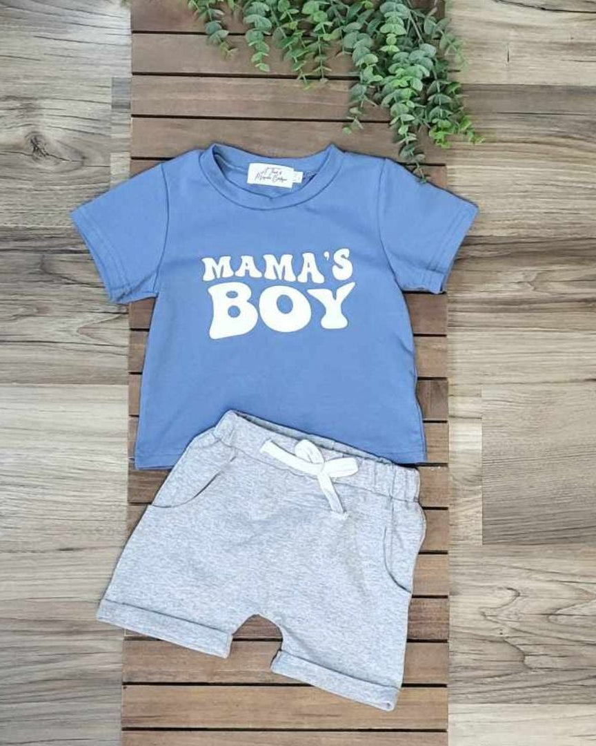Mama's Boy Shorts Outfit Set A Touch of Magnolia Boutique