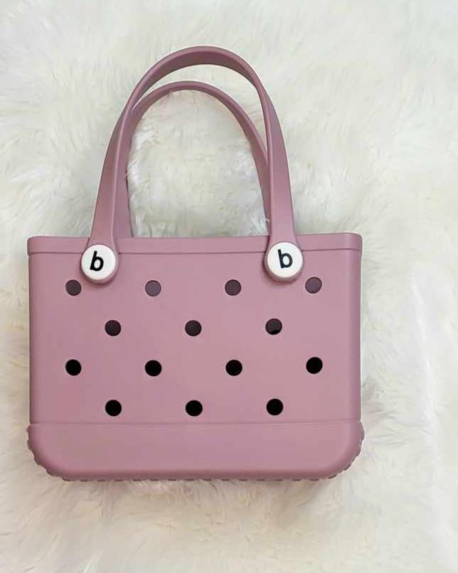 Small EVA bags (multiple solid color and printed options) A Touch of Magnolia Boutique Mauve