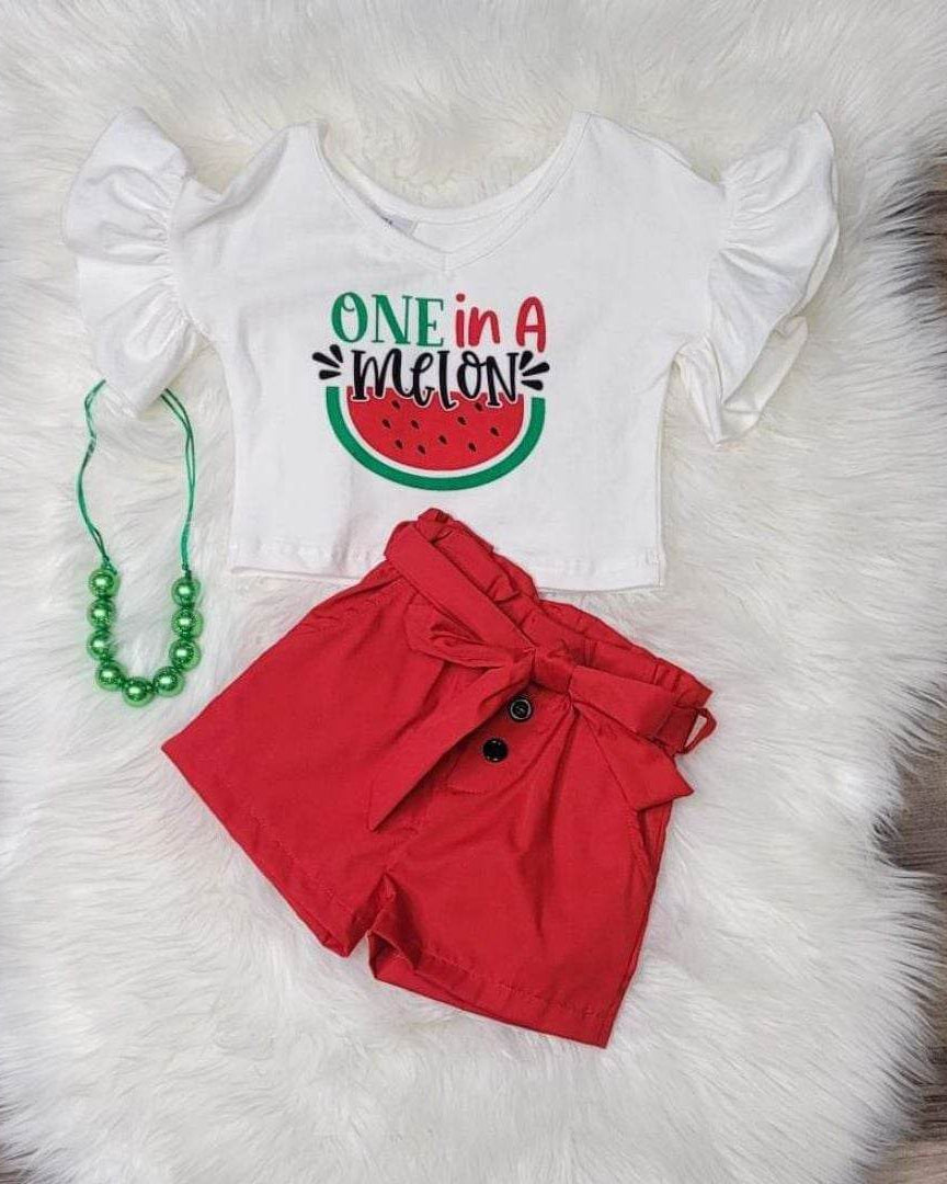 Watermelon Shorts Set A Touch of Magnolia Boutique