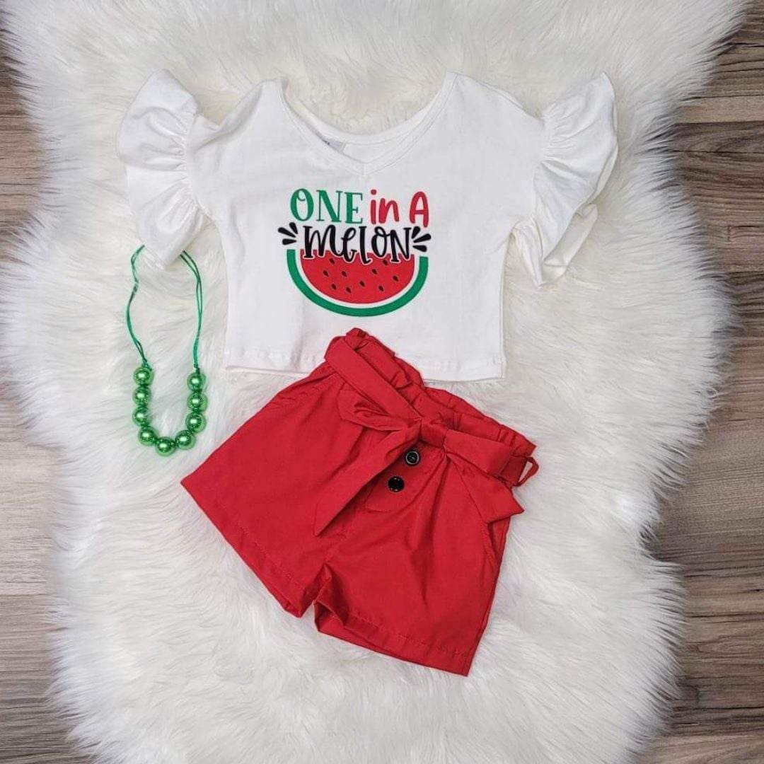 Watermelon Shorts Set A Touch of Magnolia Boutique
