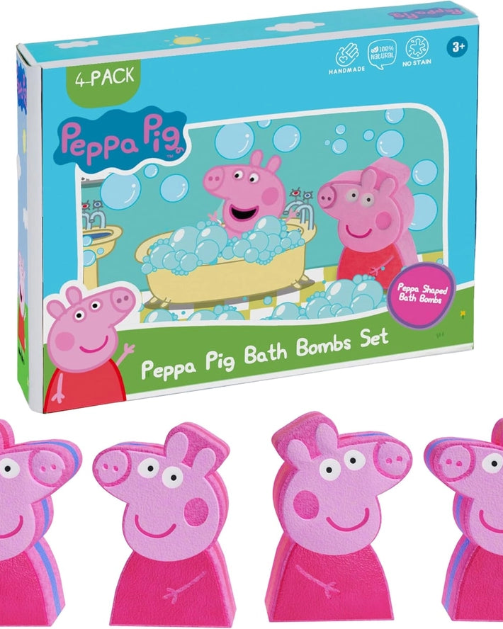 Boxed Bath Bomb Set- Peppa Pig 4 pack A Touch of Magnolia Boutique