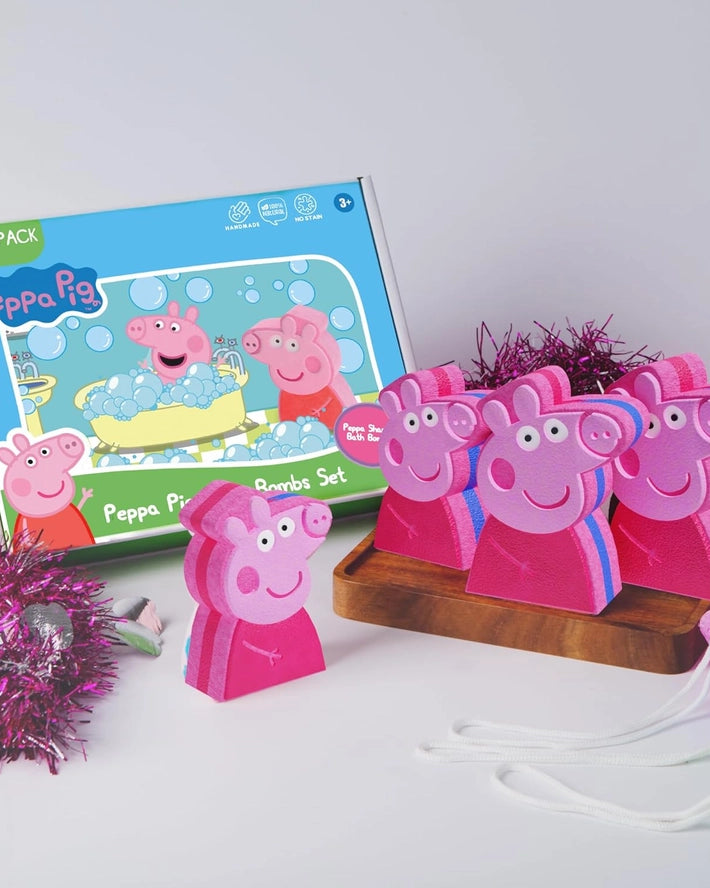 Boxed Bath Bomb Set- Peppa Pig 4 pack A Touch of Magnolia Boutique