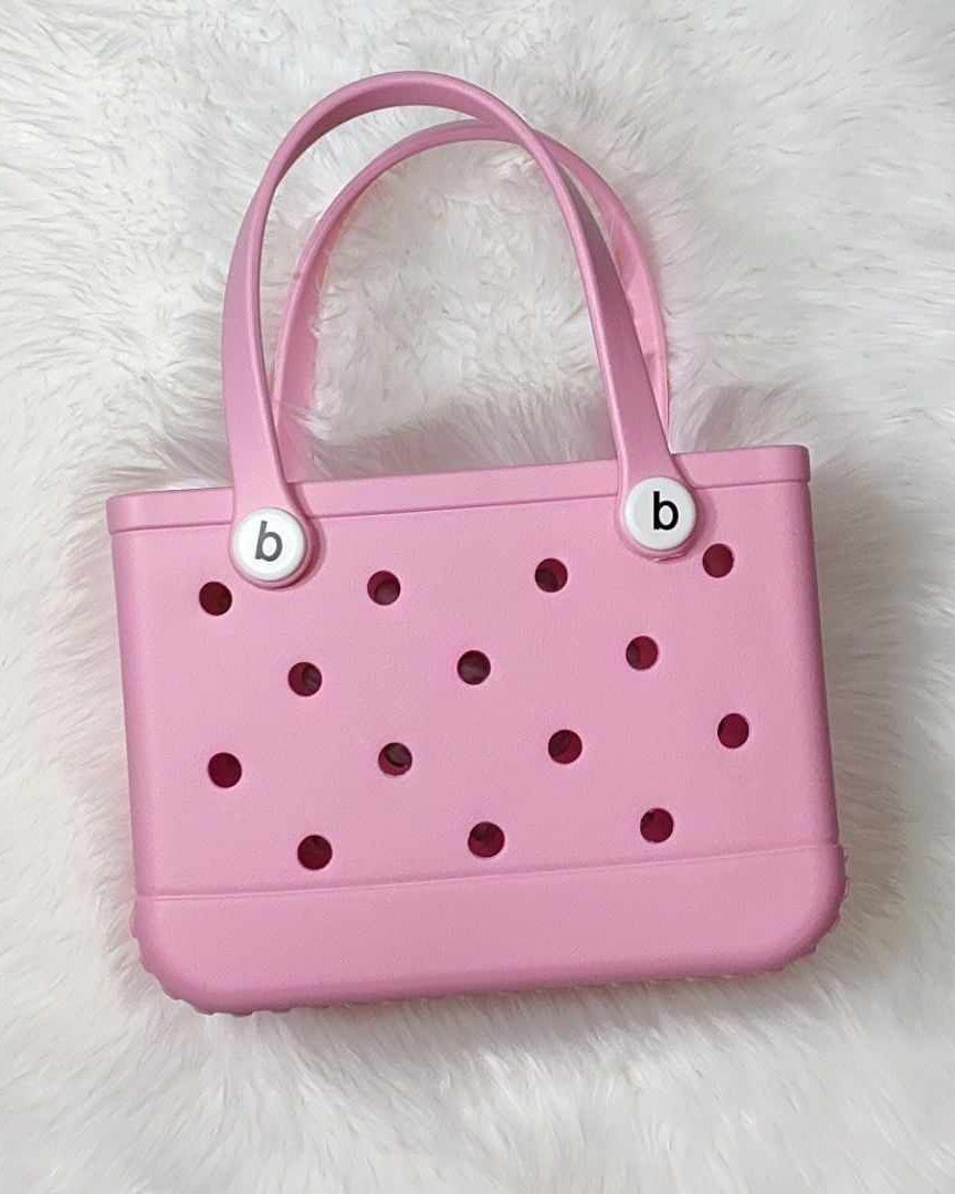 Small EVA bags (multiple solid color and printed options) A Touch of Magnolia Boutique Light pink
